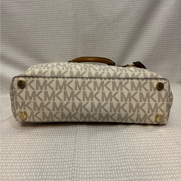 Michael Kors Leather Logo Satchel - Picture 10 of 10